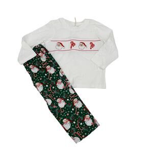 NWT Ann + Reeves 4T Holly Jolly George Pants Set